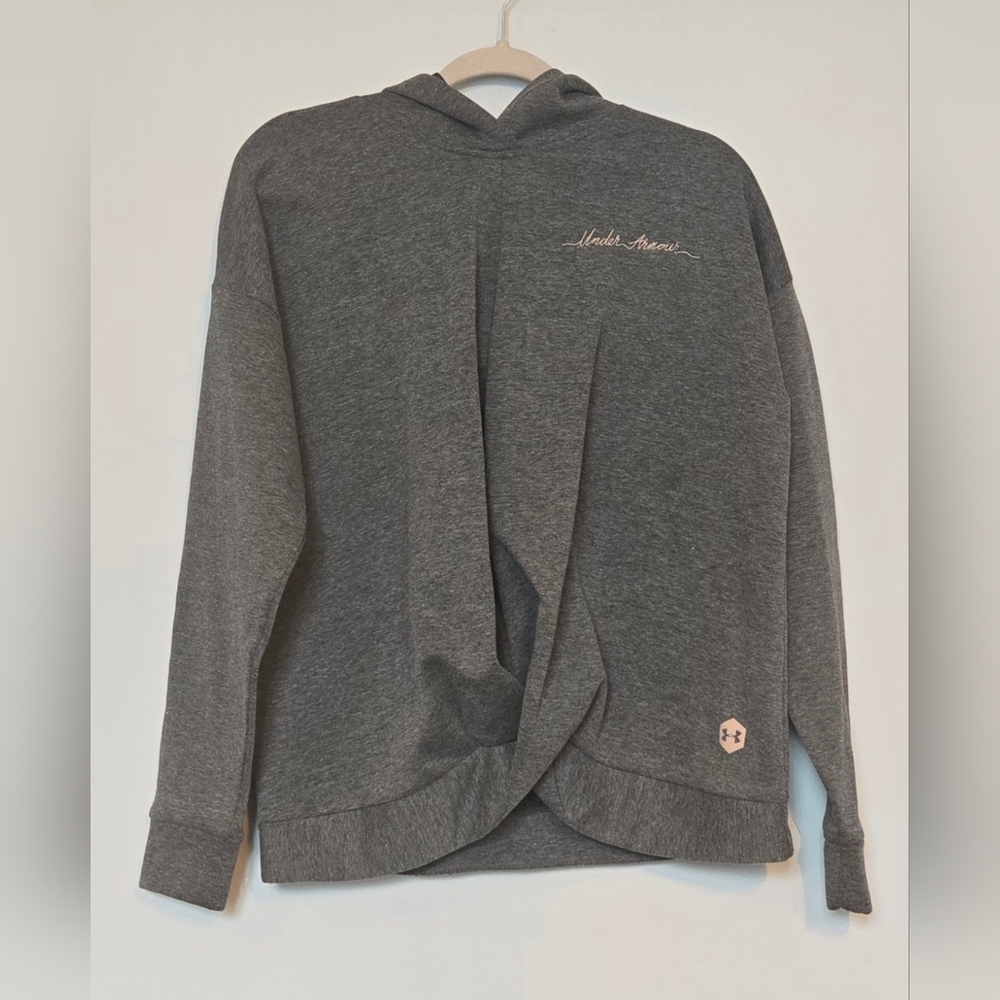 Under Armour Grey Twist Front Hoodie size SM